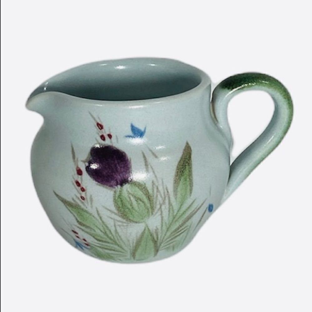 Buchan Portobello Scotland Thistleware 2.5” Fine Stoneware Creamer Vintage